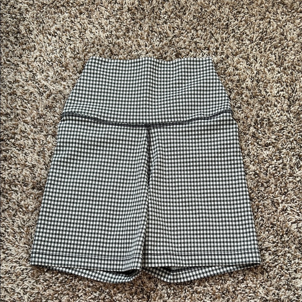 Nike Gingham Checkered Women's biker Shorts